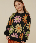Fall Floral Sweater