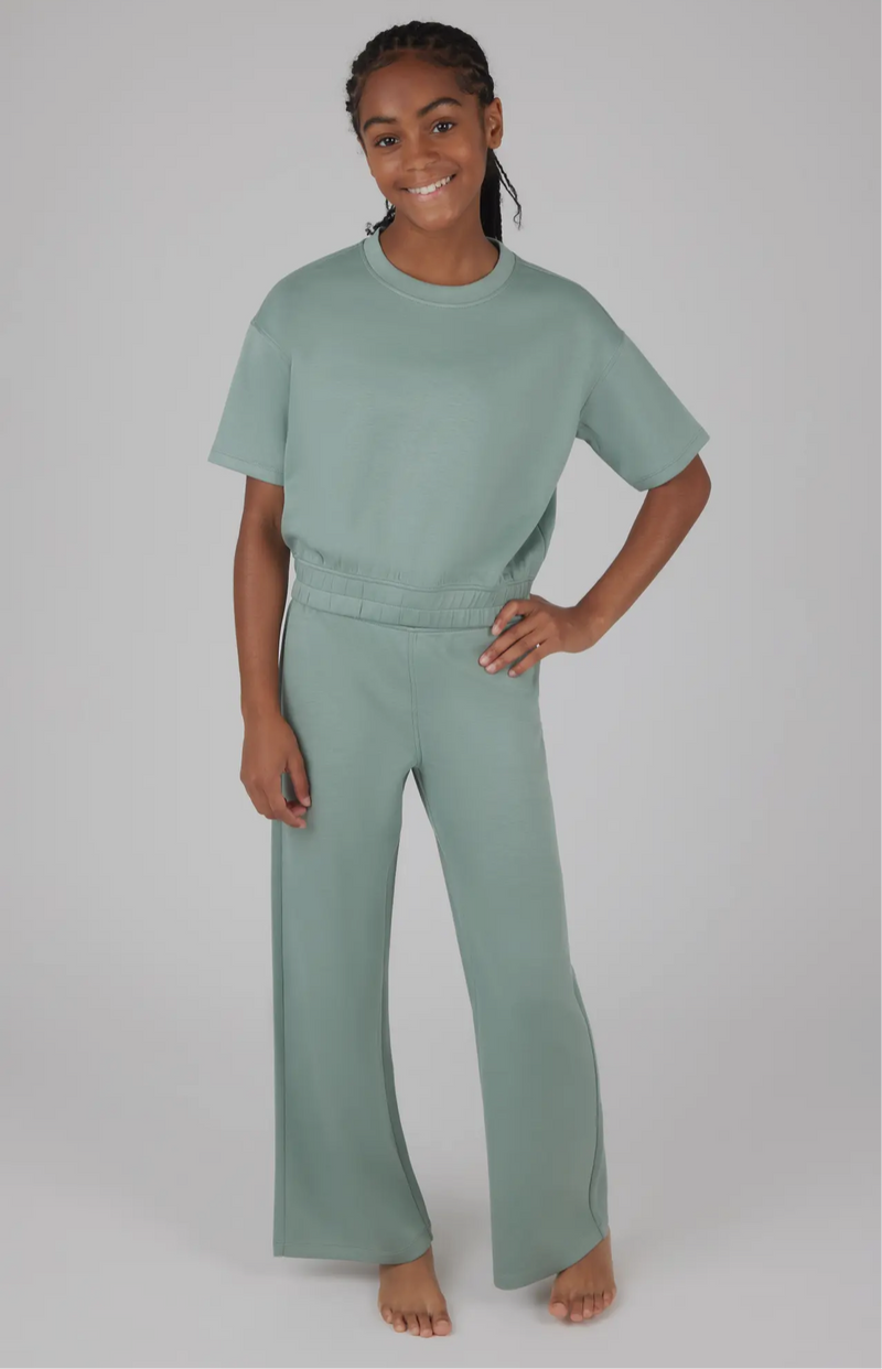 Girls Scuba Top & Pant Set