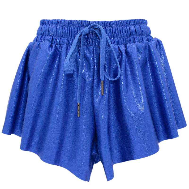 Blue Shimmer Butterfly Shorts